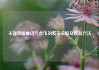王者荣耀推塔与金币的紧密关联及获取方法