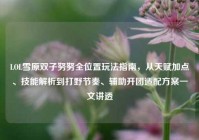 LOL雪原双子努努全位置玩法指南，从天赋加点、技能解析到打野节奏、辅助开团适配方案一文讲透
