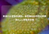 重温PUBG老版本端游，那些难以忘怀的经典瞬间之pubg老版本合集