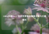 COD16主播Bing，游戏世界里的璀璨之星与主播模式