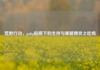荒野行动，pubg陷阱下的生存与策略博弈之吃鸡