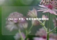 CSGO 2021 大赏，电竞荣耀的璀璨时刻