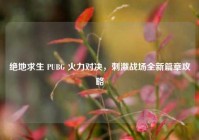 绝地求生 PUBG 火力对决，刺激战场全新篇章攻略