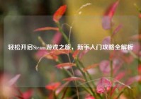 轻松开启Steam游戏之旅，新手入门攻略全解析