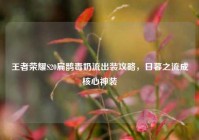 王者荣耀S20扁鹊毒奶流出装攻略，日暮之流成核心神装