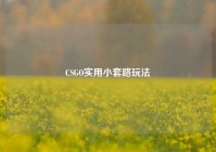 CSGO实用小套路玩法