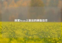 探索Steam上新出的横版佳作