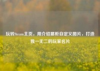 玩转Steam主页，用介绍展柜自定义图片，打造独一无二的玩家名片