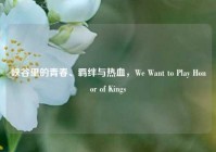 峡谷里的青春、羁绊与热血，We Want to Play Honor of Kings