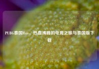 PUBG泰国Run，热血沸腾的电竞之旅与泰国版下载