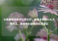从屏幕硝烟戳中玩家心巴，刷屏全网的PUBG大佬作品，藏着我们最燃的吃鸡记忆