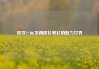 探寻PUBG原创图片素材的魅力世界