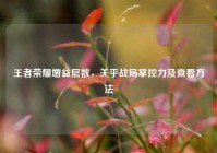 王者荣耀增益层数，关乎战局掌控力及查看方法