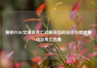 解析PUBG女角色死亡动画背后的设计与情感触动及死亡合集