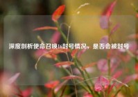 深度剖析使命召唤16封号情况，是否会被封号