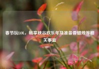 春节玩LOL，畅享峡谷欢乐年及准备香蜡烛等相关事宜