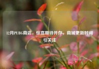 12月PUBG商店，惊喜期待并存，商城更新时间引关注