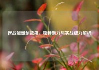逆战能量剑效果，独特魅力与实战威力解析