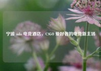 宁波 solo 电竞酒店，CSGO 爱好者的电竞新主场