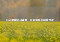 CSGO中国区总决赛，电竞盛宴的巅峰对决