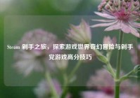 Steam 剁手之旅，探索游戏世界奇幻冒险与剁手党游戏高分技巧