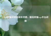 CSGO欧服战绩查询全攻略，畅览欧服csgo平台战绩