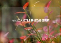 PUBG扛人技巧全解析及按键说明