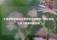王者荣耀荣耀战区更换超详细教程，轻松拿标与战力更新时间详解