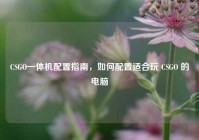 CSGO一体机配置指南，如何配置适合玩 CSGO 的电脑