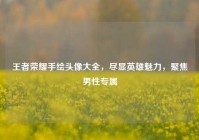 王者荣耀手绘头像大全，尽显英雄魅力，聚焦男性专属