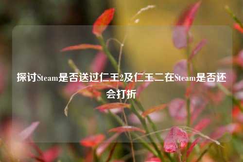 探讨Steam是否送过仁王2及仁王二在Steam是否还会打折