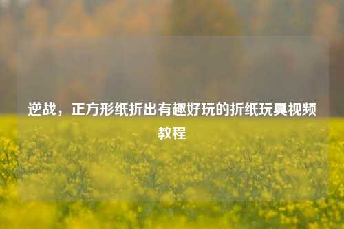 逆战，正方形纸折出有趣好玩的折纸玩具视频教程