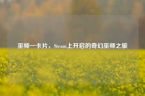 巫师一卡片，Steam上开启的奇幻巫师之旅