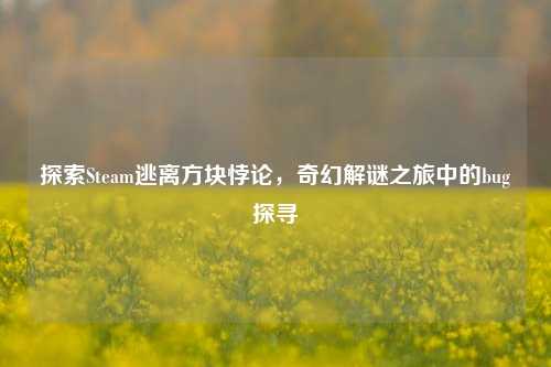 探索Steam逃离方块悖论,奇幻解谜之旅中的bug探寻