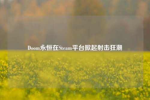 Doom永恒在Steam平台掀起射击狂潮