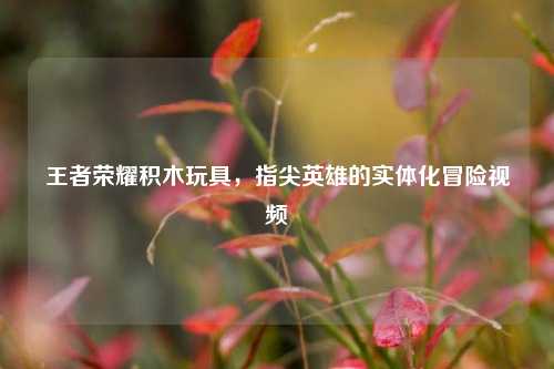 王者荣耀积木玩具,指尖英雄的实体化冒险视频
