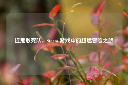 捉鬼敢死队,Steam 游戏中的超燃冒险之旅