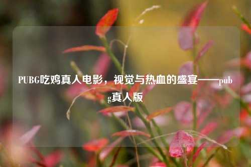 PUBG吃鸡真人电影,视觉与热血的盛宴——pubg真人版