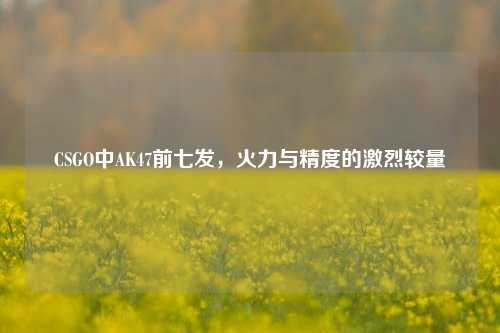 CSGO中AK47前七发,火力与精度的激烈较量