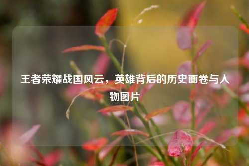 王者荣耀战国风云,英雄背后的历史画卷与人物图片