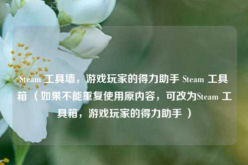 Steam 工具墙,游戏玩家的得力助手 Steam 工具箱 (如果不能重复使用原内容,可改为Steam 工具箱,游戏玩家的得力助手 )