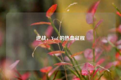 逆战,Yyzf 的热血征程
