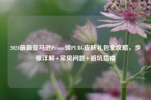 2024最新亚马逊Prime领PUBG皮肤礼包全攻略,步骤详解+常见问题+避坑指南