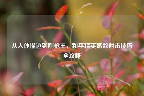 从人体描边到刚枪王,和平精英高效射击技巧全攻略
