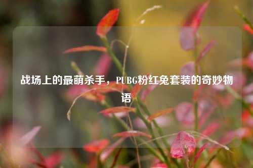 战场上的最萌杀手,PUBG粉红兔套装的奇妙物语