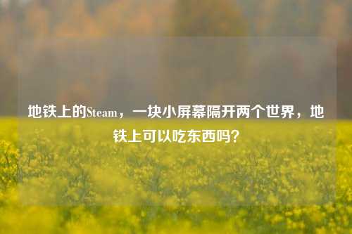 地铁上的Steam,一块小屏幕隔开两个世界,地铁上可以吃东西吗?