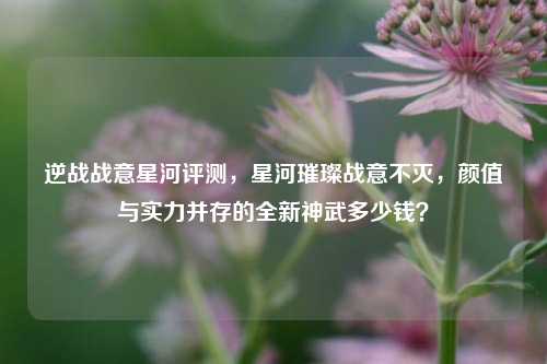 逆战战意星河评测，星河璀璨战意不灭，颜值与实力并存的全新神武多少钱？