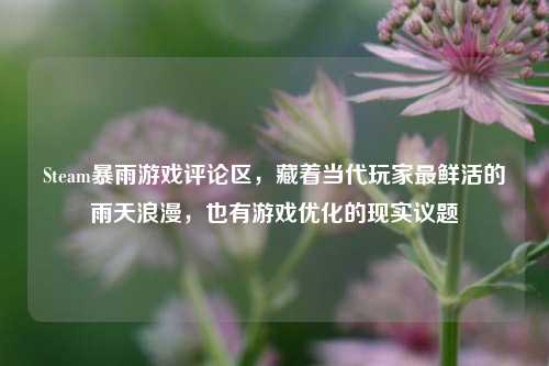 Steam暴雨游戏评论区,藏着当代玩家最鲜活的雨天浪漫,也有游戏优化的现实议题
